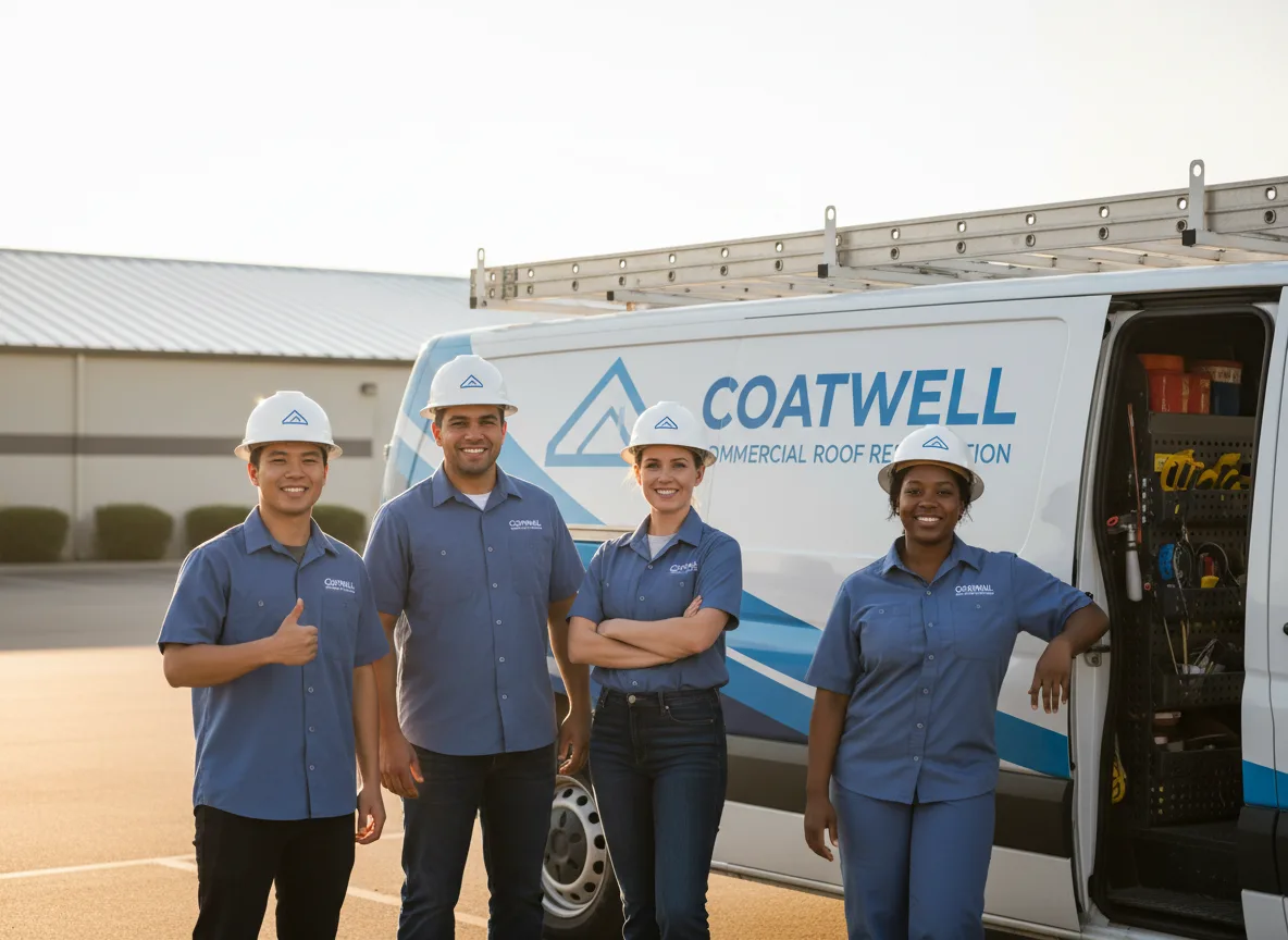 Commercial roof coating company in Bonnie, IL
